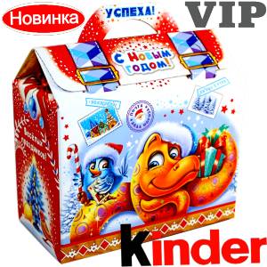 Сладкий подарок на Новый Год в жестяной упаковке весом 1200 грамм по цене 1762 руб в Юрьевце