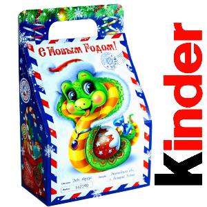 Детский подарок на Новый Год в жестяной упаковке весом 335 грамм по цене 1312 руб в Юрьевце