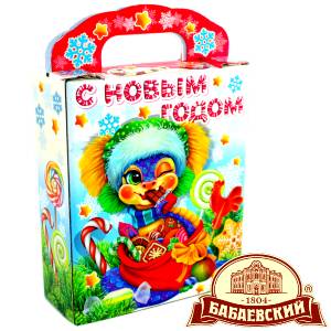 Детский подарок на Новый Год в мешочке весом 800 грамм по цене 1261 руб в Юрьевце